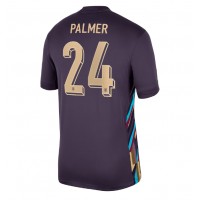 Camiseta Inglaterra Cole Palmer #24 Segunda Equipación Replica Eurocopa 2024 mangas cortas